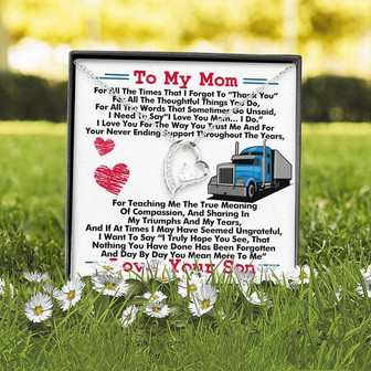 Trucker's Mom- Forever Love Necklace - Thegiftio UK