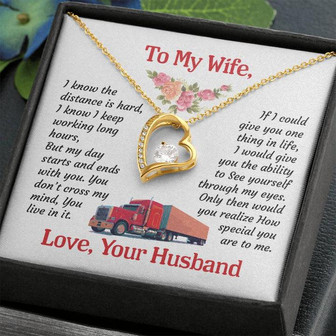 Trucker's Wife - Forever Love Necklace - Thegiftio UK
