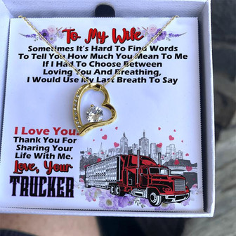Trucker's Wife - Forever Love Necklace - Thegiftio UK