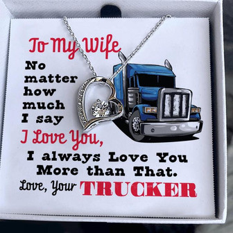 Trucker's Wife - Forever Love Necklace - Thegiftio UK