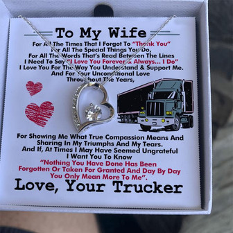 Trucker's Wife - Forever Love Necklace - Thegiftio UK