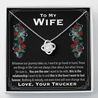 Trucker's Wife Forever Love Necklace - Thegiftio UK