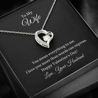 Valentine's Day Forever Love Necklace For Wife - Thegiftio UK
