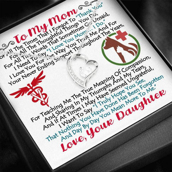 Vet Tech's Mom- Forever Love Necklace - Thegiftio UK
