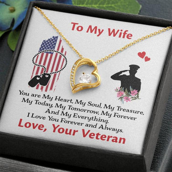 Veteran's Wife - Forever Love Necklace - Thegiftio UK