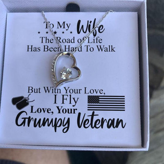 Veteran's Wife- Forever Love Necklace - Thegiftio UK