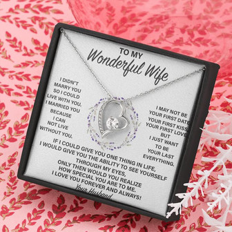 Wf007 Forever Love Necklace Gift For Wife - Thegiftio UK