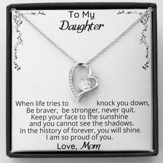 When Life Tries To - Forever Love Necklace - Thegiftio