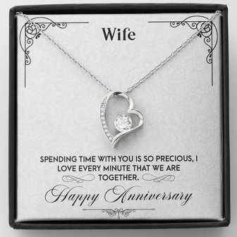 Wife Anniversary Forever Love Necklace - Thegiftio UK