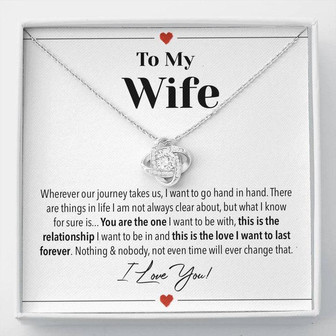 Wife Forever Love Necklace - Thegiftio UK