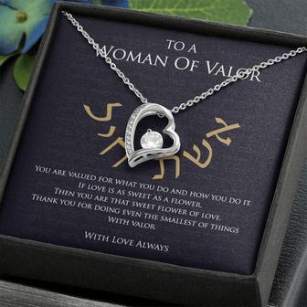 Woman Of Valor Forever Love Necklace - Thegiftio UK
