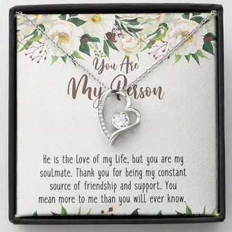 You Are My Person Friendship Forever Love Necklace Birthday Gift - Thegiftio UK