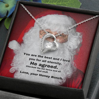 You Are The Best - Santa Agreed - Forever Love Necklace - Thegiftio