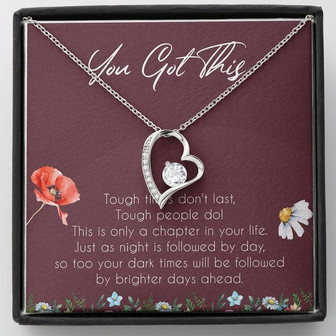 You Got This Forever Love Necklace Birthday Message Card - Thegiftio