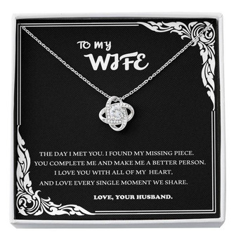 To My Wife - Love Knot - Necklace - Thegiftio UK