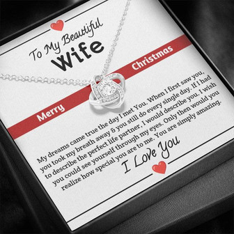 Beautiful Wife Love Knot Necklace - Thegiftio UK