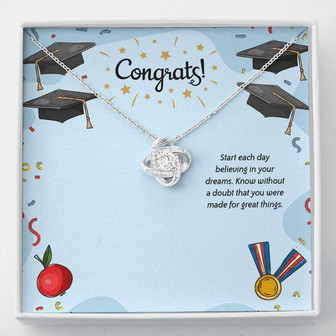 Believe In Your Dreams - Love Knot Necklace - Thegiftio UK
