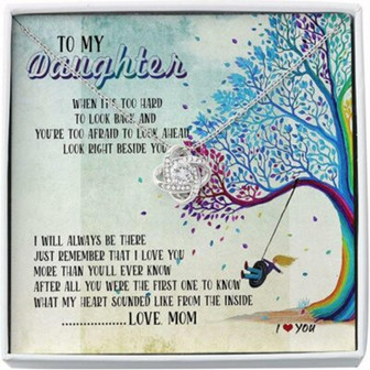 Daughter Necklace Gift From Mom , I Will Always Be Gift For Daughter - Thegiftio UK