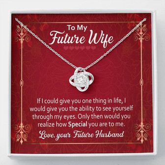 Future Wife Love Knot Necklace - Thegiftio UK