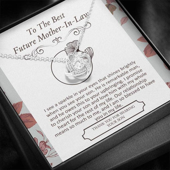 Gift For Future Mother-In-Law - Love Knot Necklace - Thegiftio UK