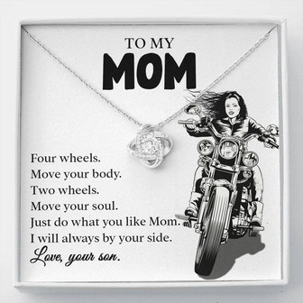 Gift For Mom - Always By Your Side - The Love Knot Necklace - Thegiftio UK