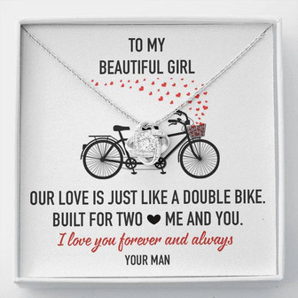 Gift For Wife - Built For Two Me And You - The Love Knot Necklace - Thegiftio UK