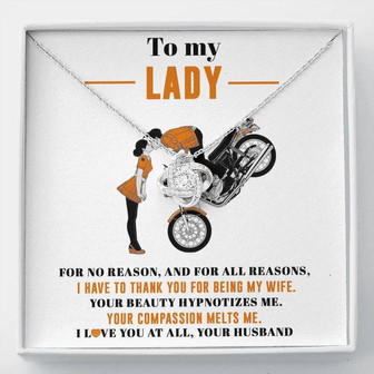 Gift For Wife - Thank For Being My Wife - The Love Knot Necklace - Thegiftio UK