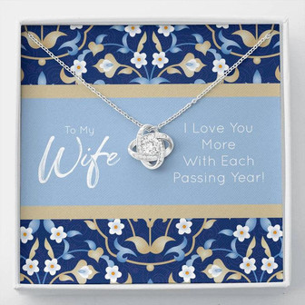 Gift For Wife Love Knot Necklace - Thegiftio UK