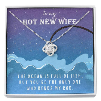 Hot New Wife Love Knot Necklace  - Thegiftio UK