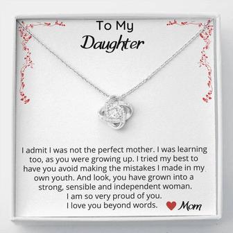 I Admit I Was Not The Perfect Mother - Love Knot Necklace - Thegiftio UK