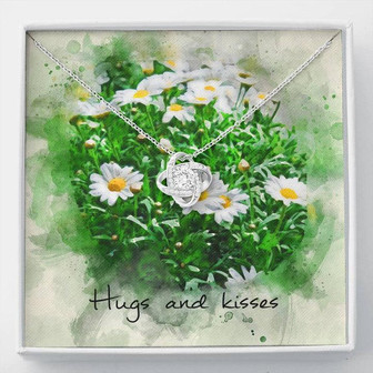 Love Knot Necklace – Daisy Message Card - Thegiftio UK