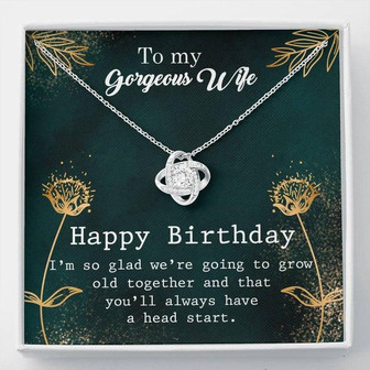 Love Knot Necklace - For Wife Birthday - Thegiftio UK