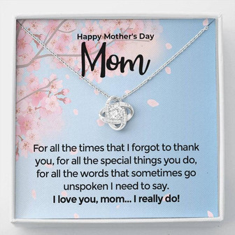 Love Knot Necklace - Gorgeous Gift For Mother's Day - Thegiftio