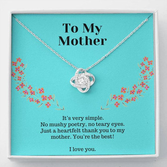 Love Knot Necklace - Mother 1 - Thegiftio UK