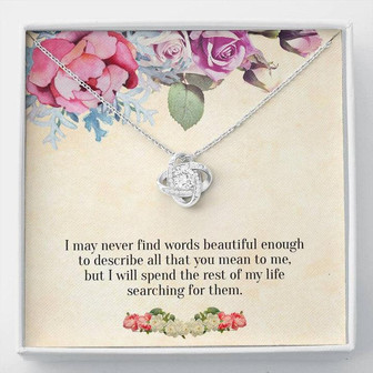 Love Knot Necklace- All That You Mean To Me - Thegiftio UK