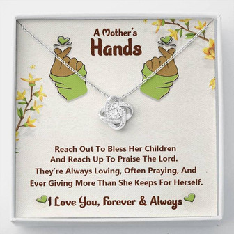 Love Knot Necklace For Mother - Thegiftio UK