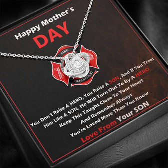 Love Knot Necklace For Mother, Perfect Mother's Day Gift - Thegiftio UK