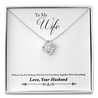 Love Knot Necklace For Wife - Thegiftio UK