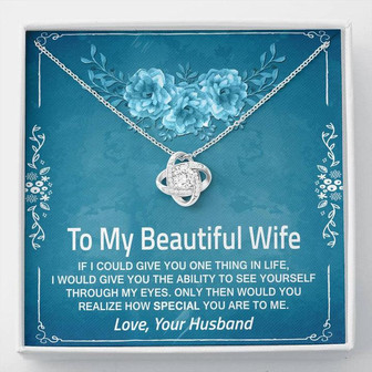 Love Knot Necklace For Wife - Thegiftio UK