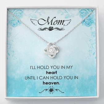 Love Knot Necklace "I'll Hold You In My Heart" - Thegiftio UK