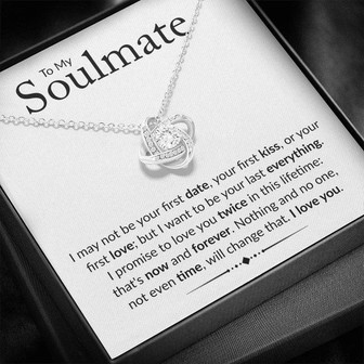 Love Knot Necklace | "To My Soulmate" - Thegiftio UK
