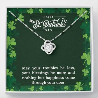 May Your Troubles Be Less - Love Knot Necklace - Thegiftio UK