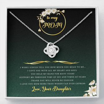 Mom Love Knot Necklace - Thegiftio UK