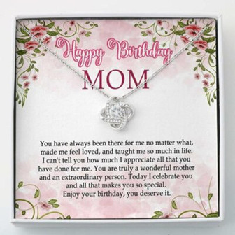 Mom Necklace , Happy Birthday Mom Gift For Mom - Thegiftio UK