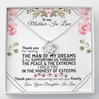 Mother-In-Law Love Knot Necklace - Thegiftio