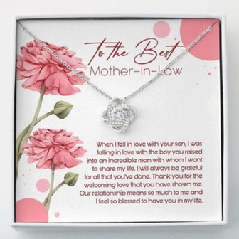 Mother In Law Necklace Gift , Best Mother-In-Law Mothers Day - Thegiftio UK
