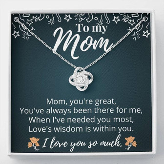 Mother's Day Love Knot Necklace Gift - Thegiftio UK