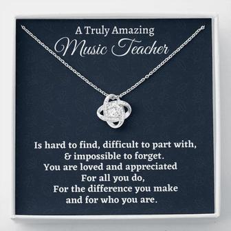 Music Teacher Gift, Appreciation Gift For A Music Teacher, Necklace Gift For Women - Thegiftio UK
