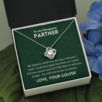 My Dreams Became True Love Knot Necklace - Thegiftio UK
