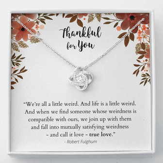 My Kind Of Weird - Love Knot Necklace - Thegiftio UK